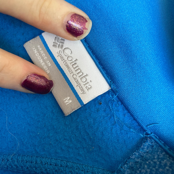 Columbia Womens Optic Got It Stripe Running 1/2 Zip Stretch Pullover Sweater Med - Picture 4 of 7